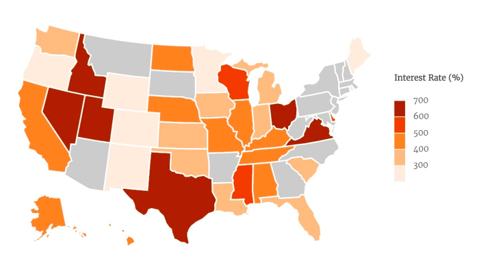 map-interest-rate-payday-loans-united-states